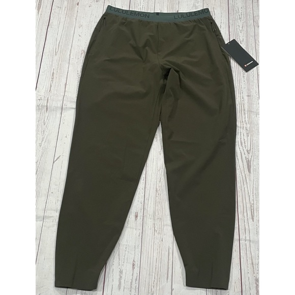 Lululemon Run State Jogger Men Large Olive Green - Picture 2 of 8